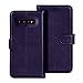 MONASAY Wallet Case Compatible for Galaxy S10, [Included Screen Protector][RFID Blocking] Flip Folio Leather Cell Phone Cover with Credit Card Holder,6.1 inch, Purple