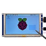 GeeekPi 5 inch HDMI Monitor LCD Resistive Touch Screen 800x480 LCD Display USB Interface for Raspberry Pi 4 Model B, Pi 3/2 Model B/B+ & Banana Pi (Plug and Play Free Driver)