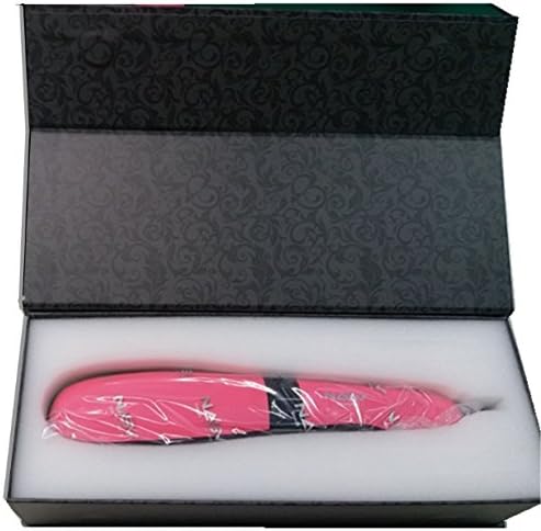 KisKis - NASV 300 75 WATT Beauty Star Ceramic Hair Straightener brush With Negative ion + Lock (Pink)