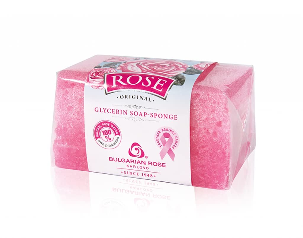 Bulgarian Rose Rose Original Soap-Sponge 70g