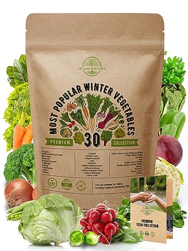 30 Most Popular Winter Vegetable Garden Seeds