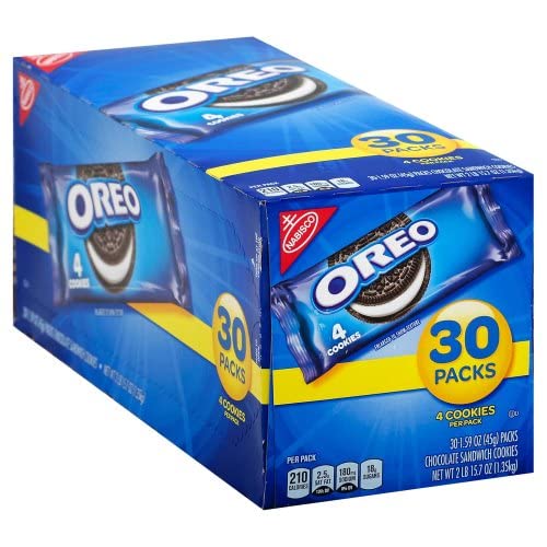 OREO CHOCOLATE SANDWICH COOKIES – SLEEVE PACK, 1.59 OUNCE 4 COUNT PER PACK