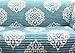 Lush Decor Blue Sophie Furniture Protector-Bold Pattern Sofa Cover - DISCONTINUED