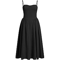 E-ALLDIR Comfortable Beauty-No Underwire Print Bustier Sundress