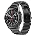 Gear S3 Frontier/Classic Band/Galaxy Watch 46mm Band Large, iiteeology 22mm Men Stainless Steel Band Strap for Samsung Gear S3 Frontier/S3 Classic/Galaxy Watch 46mm Smart Watch Fitness -Black
