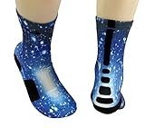 Custom Nike Elite Blue Galaxy Socks