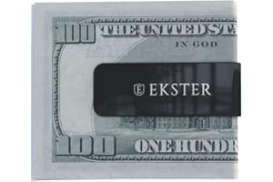Ekster Money Clip | Portable Money Clasp for Men and Women | Slim Cash Clamp & Card Metal Holder Clamp | Men's Modern Clip Holders for Leather Wallet