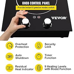 VEVOR Built-in Induction Cooktop, 11 inch 2