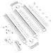 EShine White Finish 3 Panels LED Under Cabinet Lighting, with IR Sensor! Hand Wave Activated - Bright, Strong and Stable - Easy to Install, Screw and 3M Sticker Options Included, Warm White
