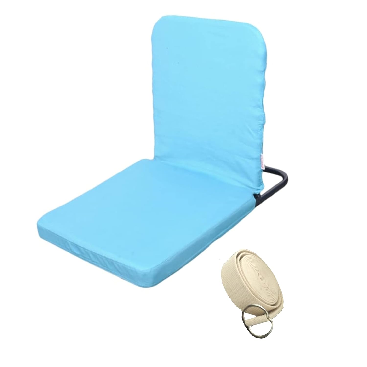 Yoga Store Wala Meditation Chair with Yoga Strap (Sky Blue) Amazon.in