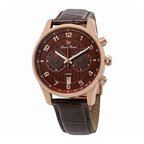Lucien Piccard Men's LP-11187-RG-04-BRW Navona Analog Display Quartz Brown Watch