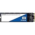 Western Digital 250GB WD Blue 3D NAND Internal PC SSD - SATA III 6 Gb/s, M.2 2280, Up to 550 MB/s - WDS250G2B0B