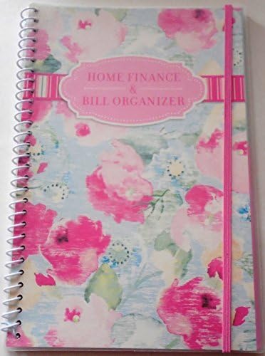 1 X Bill Organizer and Home Finance with Pockets (Pastel Roses) by GenCorp
