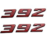 Aimoll 2pcs 392 Emblem, Badge Decal 3D Logo for 392