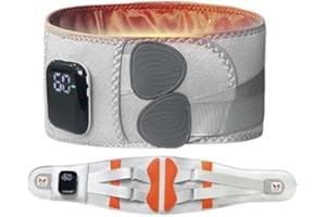 Belt Massager 2025, 3 in 1 Sciatica Belts, Portable Wireless Lumbar Support Belts for Men & Women, Adjustable Fit Massage rel