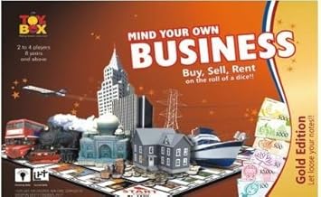 toyztrend Strategy Business Gold Game for Young Businessman to Build Their own World of Properties