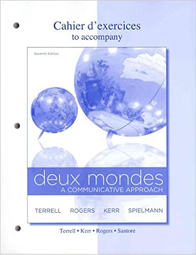 Deux Mondes 6th Edition Isbn International Standard