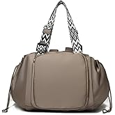 Large Capacity Portable Backpack Tote Bag For Car Travel, Lightweight Foldable Nylon Travel & Shopping Bag with 15 Pockets