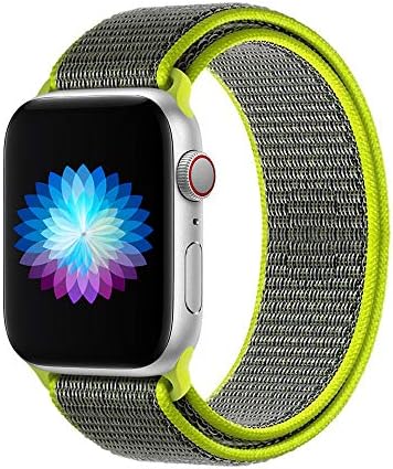 Ubples Replacement Band for Apple Watch 38mm 42mm 40mm 44mm Soft Nylon Sport Loop Strap for Women Men Compatible with iWatch Series 5 4 3 2 1