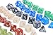 Ellzk Dungeons and Dragons Dice DND Dice Polyhedral Dice Dungeon and Dragons Game Dice RPG Dice RPG MTG D4-D20 Table Games 6x7 (42 Pieces) (Dapple)