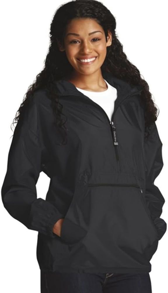 Charles River Apparel Pack-N-Go Wind & Water-Resistant Pullover (Reg/Ext Sizes): Clothing