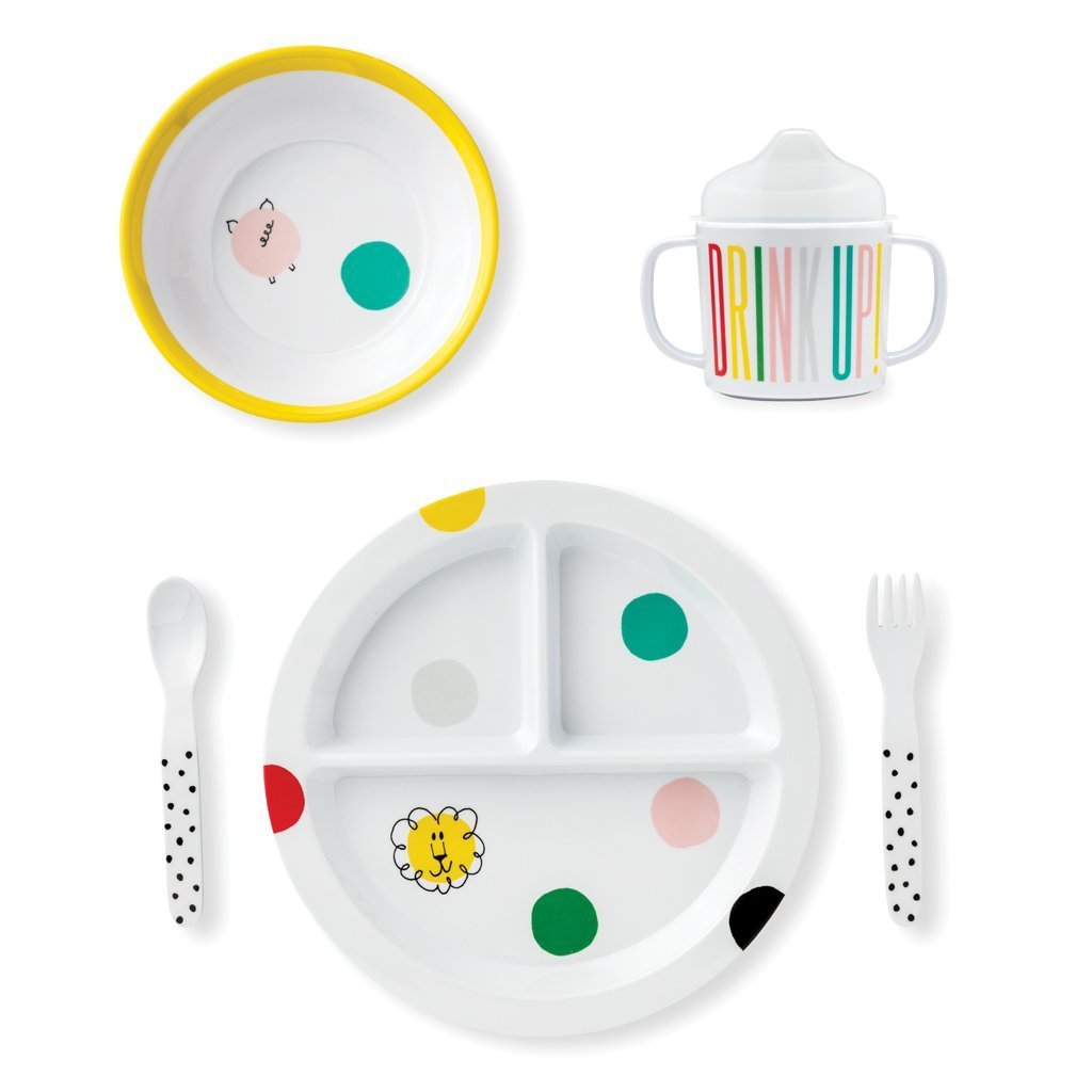 Kate Spade New York Baby Melamine Dining Set - Hey Baby