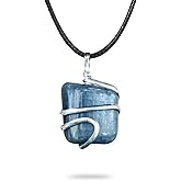 Ayana Crystals Handcrafted Blue Kyanite Necklace - Authentic Crystal Jewelry for Emotional & Spiritual Healing, Throat & Third Eye Chakra Balance, Libra Zodiac & September Birthstone