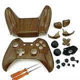 WPS XBOX One Custom Hydro Dipped Wood Grain Replacement Housing Shell Kits with Buttons and T8 & T6 Screw and Screwer For Controller