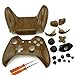 WPS Xbox One Custom Hydro Dipped Wood Grain Replacement Housing Shell Kits with Buttons and T8 & T6 Screw and Screwer for Controller