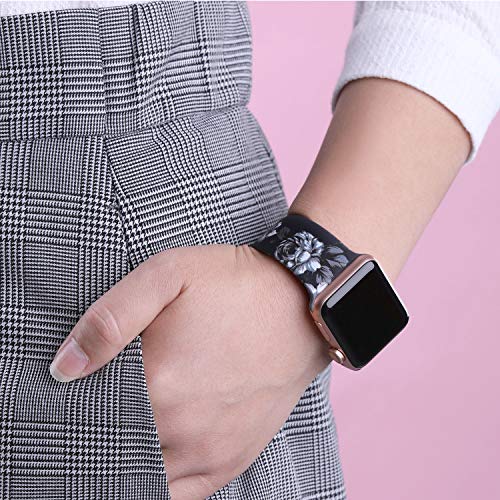 image for Laffav Compatible with Apple Watch Band 44mm 42mm Series 4 3 2 1 for W