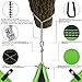 Lazy Monk 2 Person Hammock w/Tree Straps | Portable Foldable Parachute Double Hamock Outdoor, Travel, Camping | Hamaca para dos | Complete Two People Couple Patio Backyard Outside Hanging Swing Amaca