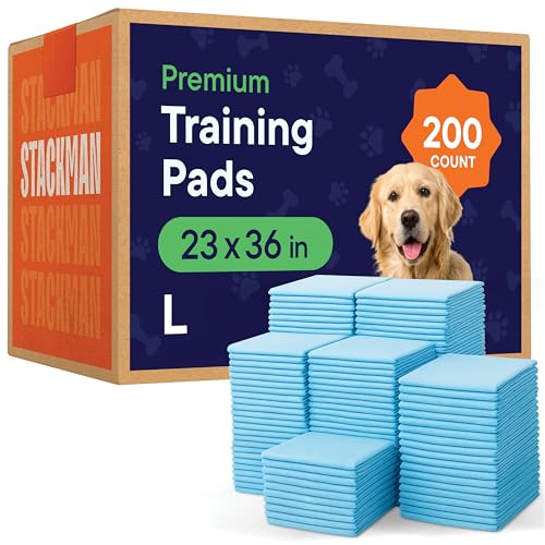 Puppy Pads Pet Pee Pads 23"x36" [200-Count] Pet Training Disposable Pads, Mediu…