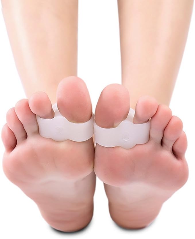 MALLCROWN Gel Silicone Bunion Protectors Toe Separators