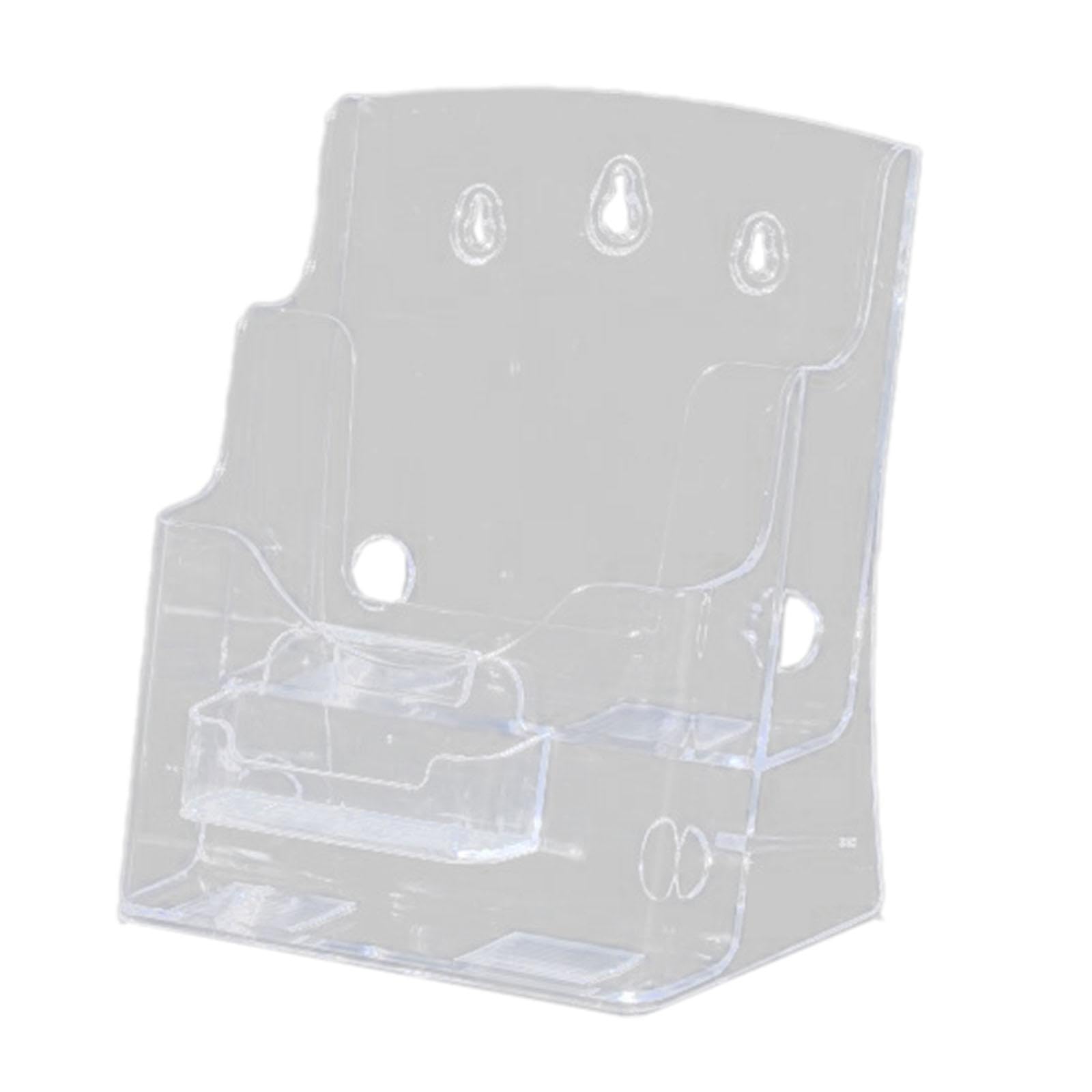 Sharplace Acrylic Business Card Display Stand Brochure Holder Clear Leaflet Countertop Organizer for Signs Restaurant Name Card, A5 2 Tiers