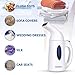Clothes Steamer - Handheld Garment Steamer with 3.4Oz Capacity for Home & Travel Ideal for Clothes, Curtains, Carpets - Powerful Garment Steamer for Clothes Portable Fabric Travel Steamer