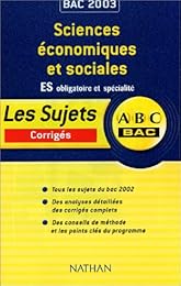 Sciences économiques et sociales