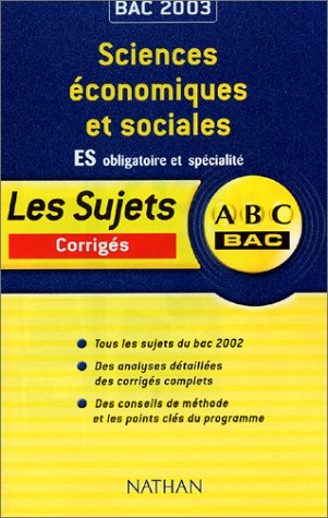 Sciences économiques et sociales
