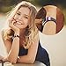 bayite for Fitbit Alta HR and Alta Bands, Replacement Milanese Loop Stainless Steel Metal Bands Small Pearlescent