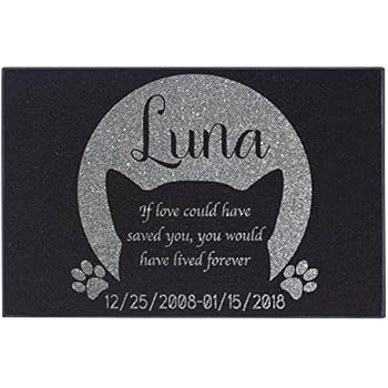 Amazon.com: Personalized Pet Memorial Stone Customized ...