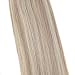 Sunny 16inch U Tip Hair Extensions Human Hair, Dark Ash Blonde to Bleach Blonde Highlight Extensions U Tip Keratin Remy Hair Extensions 1g/1s 50G