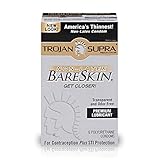 Trojan Supra Bareskin Lubricated Condoms 6 Ea Pack of 5