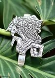 Sterling silver money clip, 'Wise Krishna'