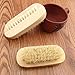 AnHua® 2PCS Hand Food Washing Fingernail Nail Brush Bristle & SPA Oil Massage Brush, Wood Handle & Natural Bristle Manicure Brush