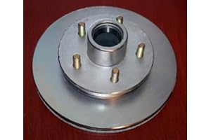UFP by Dexter DB-42 Hub/Rotor 3.7K, 5 on 4-1/2, 10.25D, Zinc Plated #41035