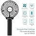 OPOLAR Handheld Portable Battery Operated Personal Fan with Strong Airflow, Small Rechargeable USB Fan with 2200mAh Battery,3 Settings, Foldable Design for Travel Home and Office Makeup Use - Two Pack