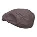 e4Hats.com Men's Linen Summer Ivy Cap - Charcoal M-L
