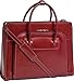McKlein USA Women's 9433 W Series Lake Forest, Black, 15.6-Inch Laptop Leather Case with Removable Sleeve