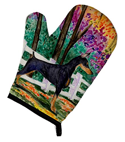Caroline's Treasures SS8428OVMT Doberman Oven Mitt, 12" by 8.5", Multicolor