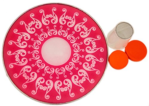 KARMASHYA 8" Assam Puja Pooja Mandana Rangoli Stencil Floor Art Plate Kolam Mugulu Muggu