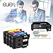 E-jet Remanufactured for Epson 252 252XL Ink Cartridge Combo Pack use with Epson WorkForce WF-3640 WF-3630 WF-3620 WF-7710 WF-7610 WF-7620 WF-7110 Printer (4 Pack)